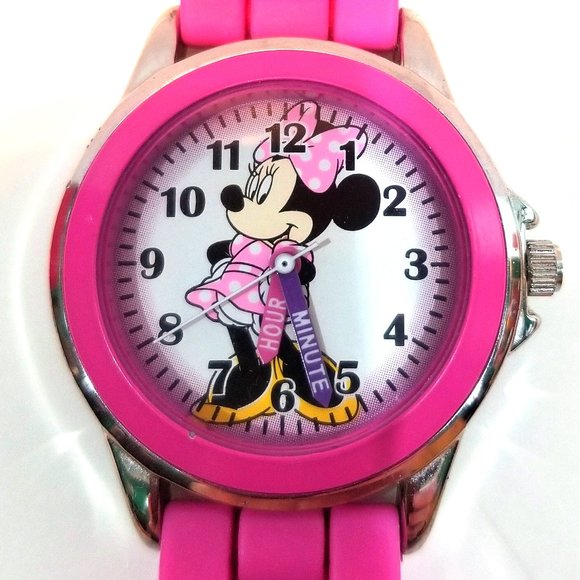 Disney Other - Girls' Disney Minnie Mouse Analog Watch, EUC
